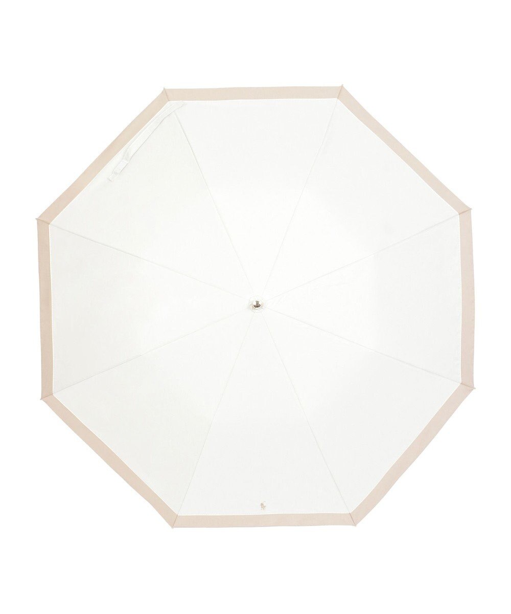MOONBAT 【WEB限定/遮光率100%/遮熱/UV】POLO RALPH LAUREN（ポロ ラルフローレン）晴雨兼用日傘 ポロポニー ワンポイント刺繍  バイカラー 折りたたみ傘 楽折 