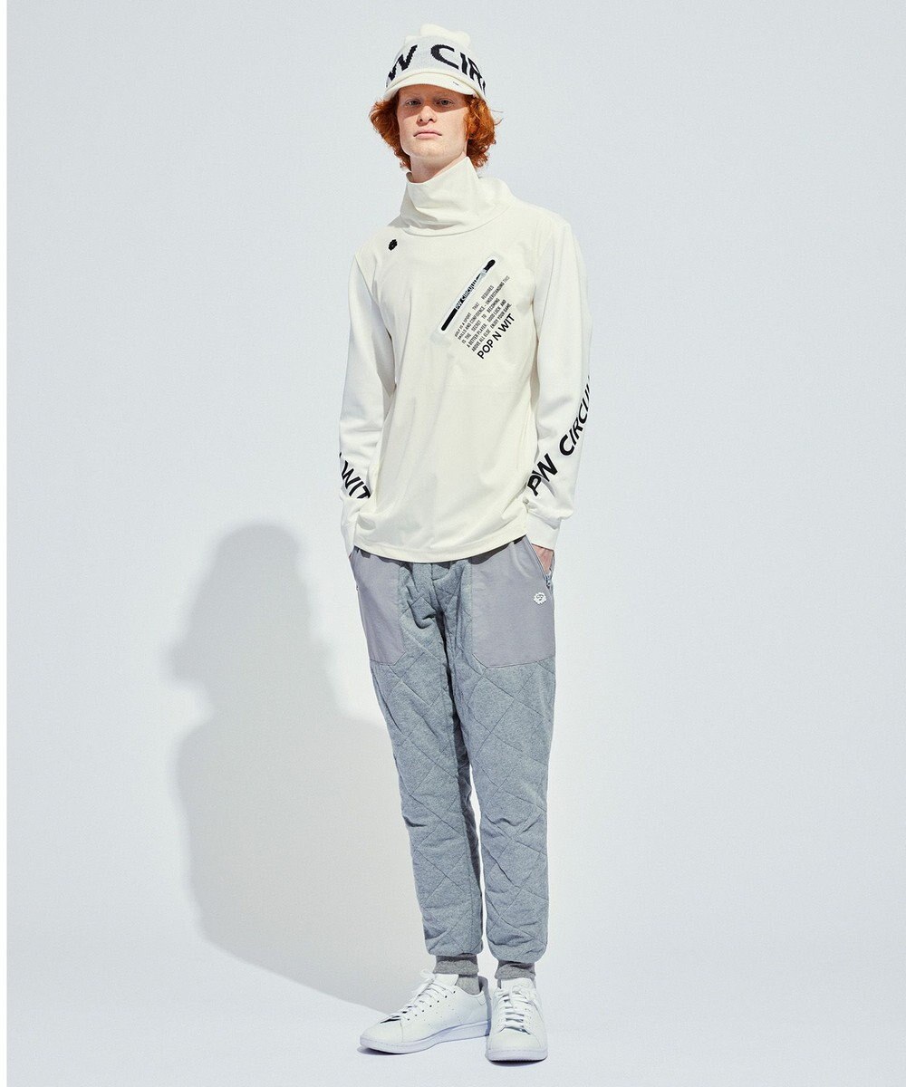 PW CIRCULUS 【防風/防寒】【MEN】オフタートルロングスリーブカットソー 
