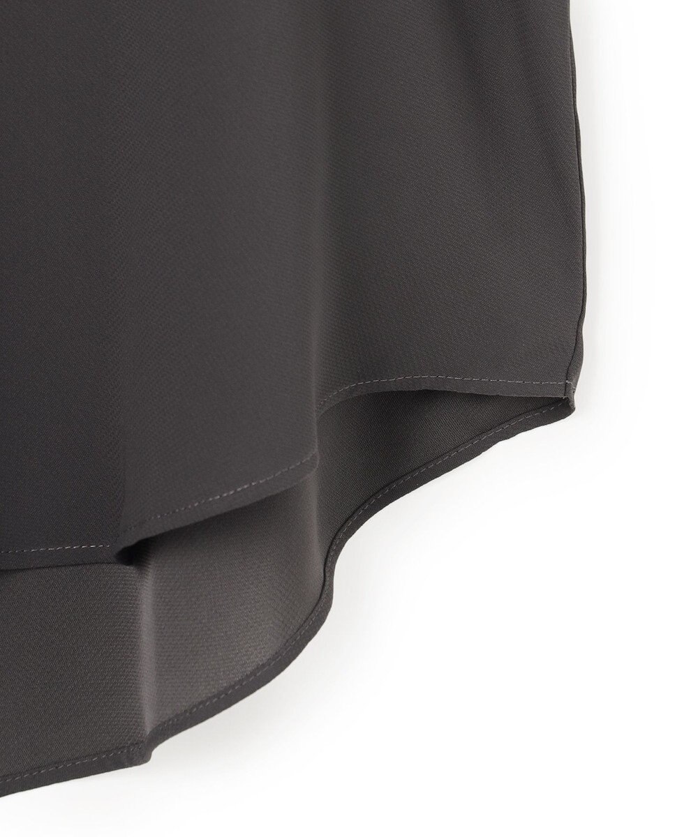 ICB L 【6/12-6/28期間限定・受注生産・WEB限定】BackSatinAmunzen キーネックブラウス 
