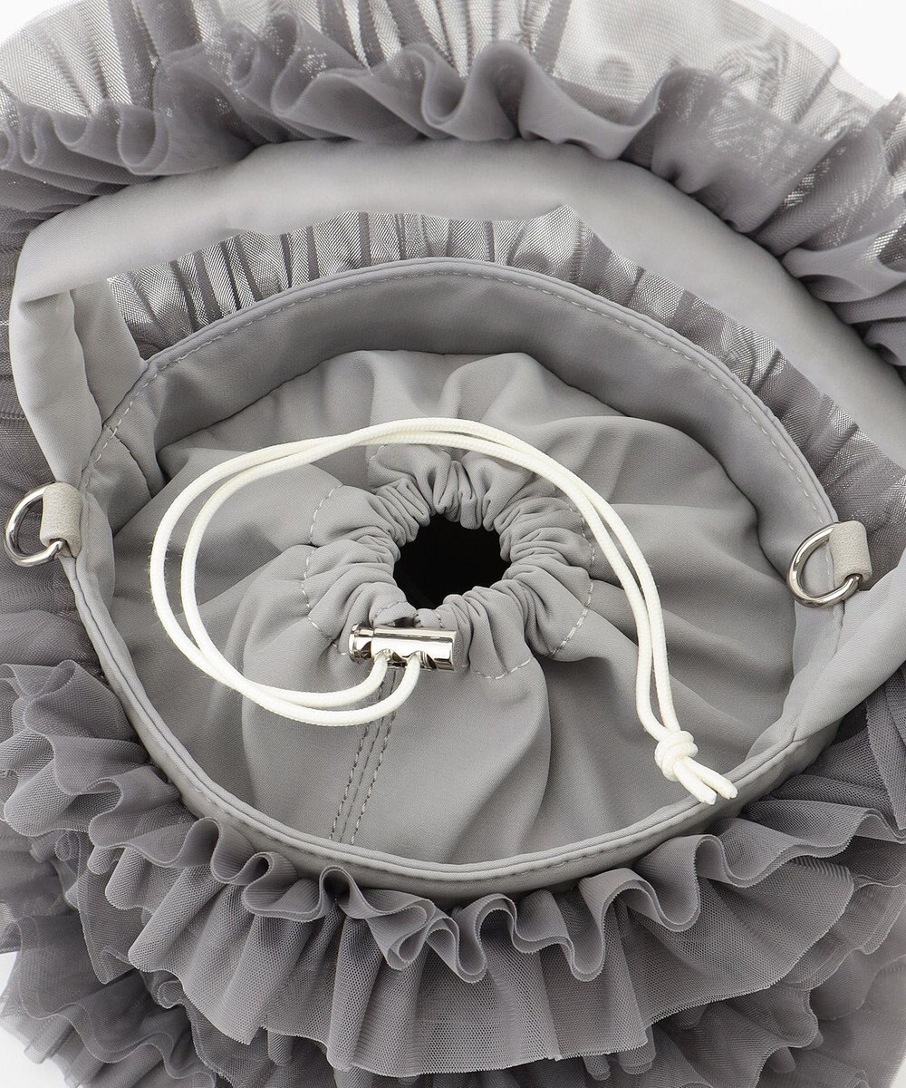 LA BAGAGERIE 【MONICA】チュールフリル2WAYバッグ 