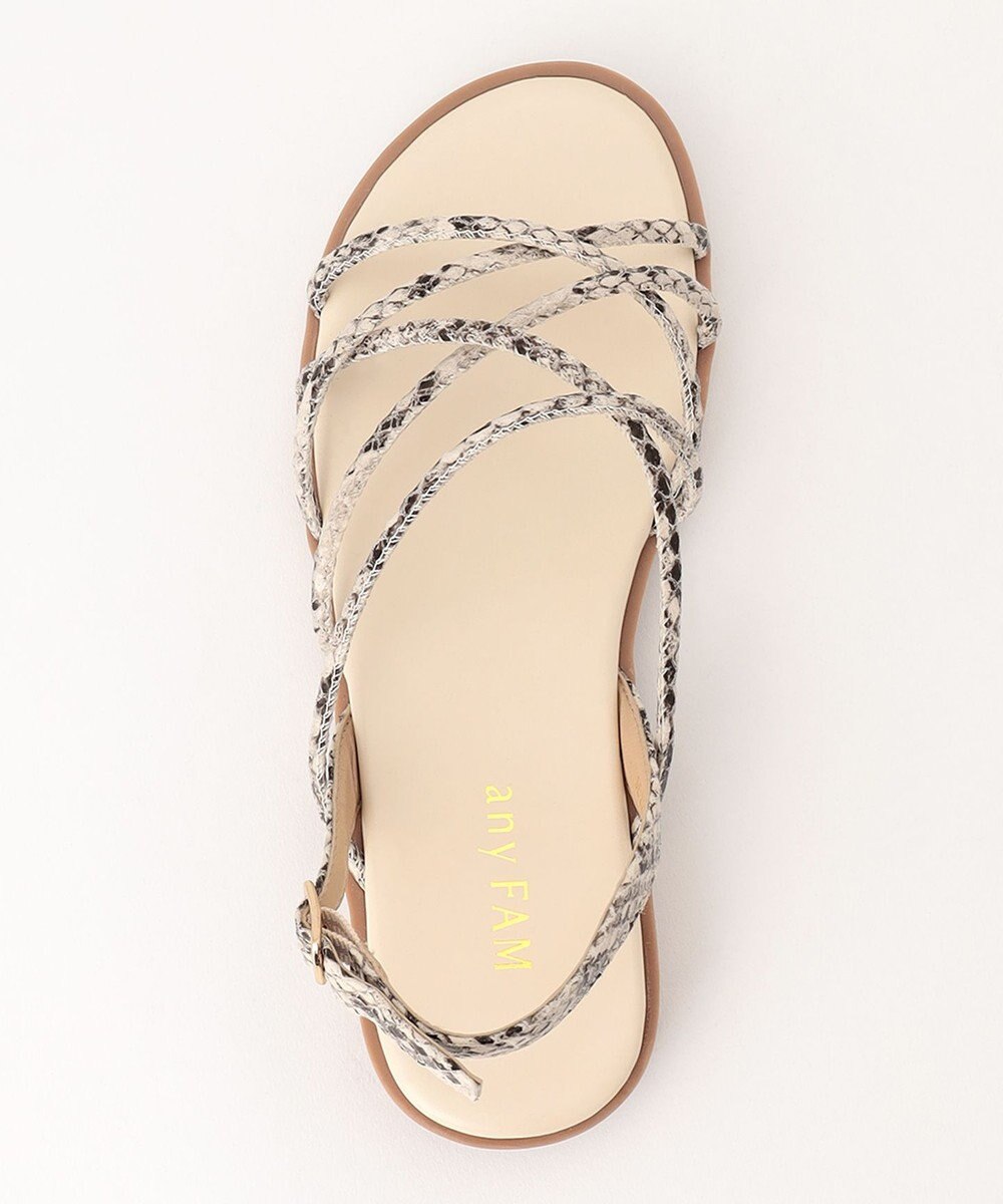 ANY ナローストラップ サンダル 