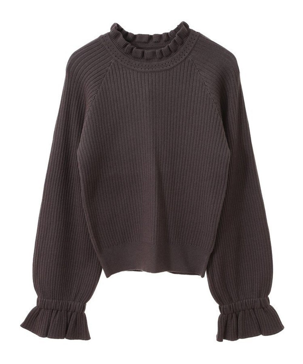 Green Parks ・ｓｗｉｎｇ　ｂｙ　キャンディスリーブリブニット 