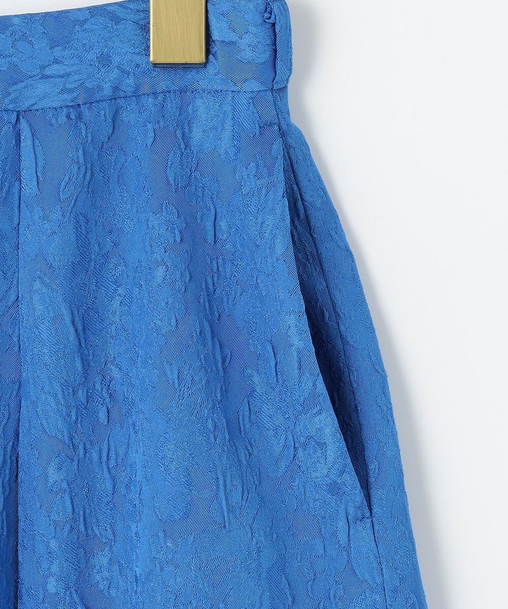 組曲 S 【WEB限定】エアリーフラワージャガード フレアスカート 