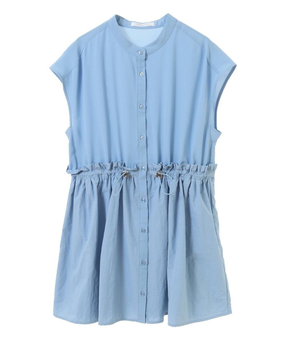 Green Parks 異素材ドッキングチュニック 