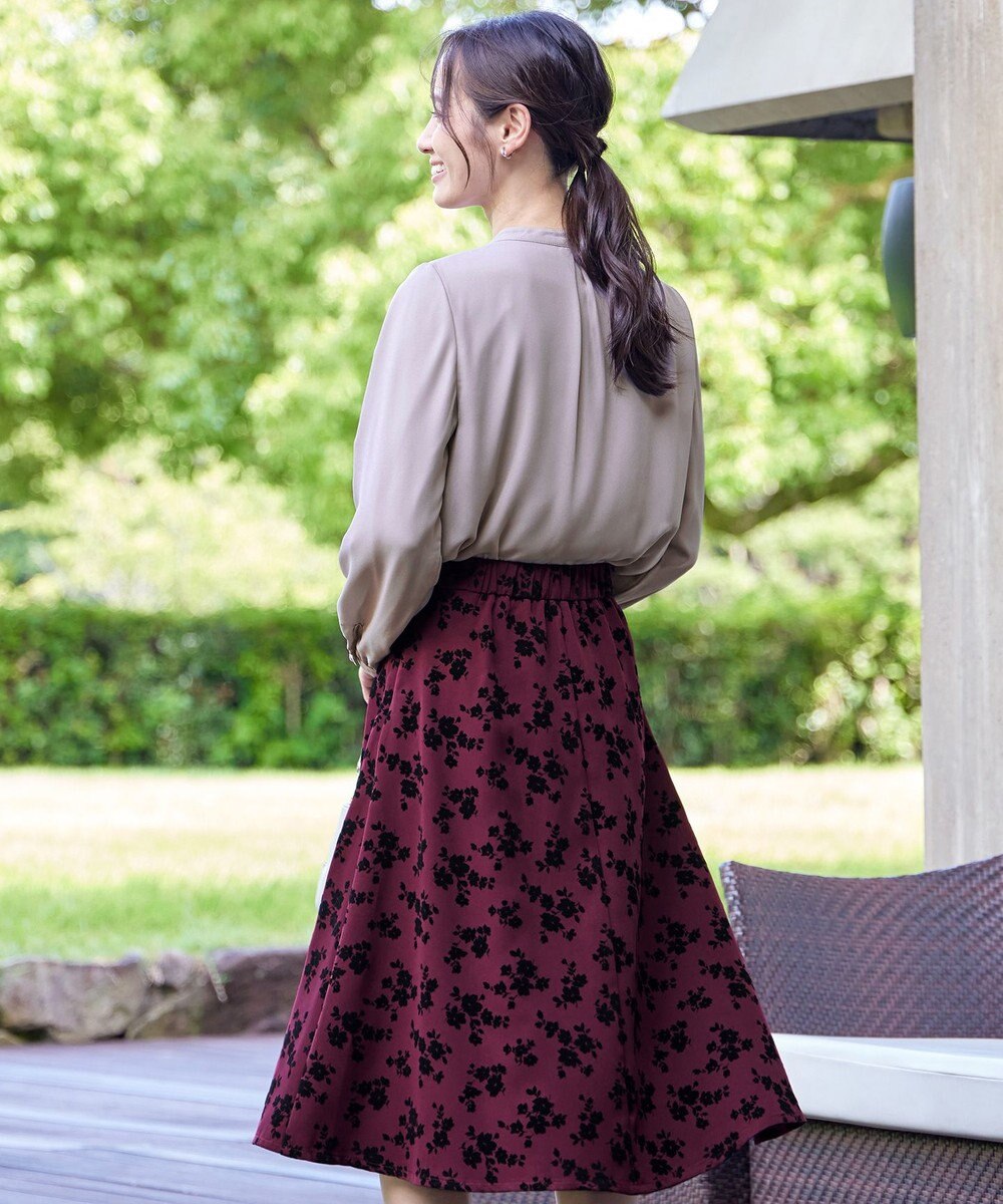 Tiaclasse 【洗える】フロッキースカート 