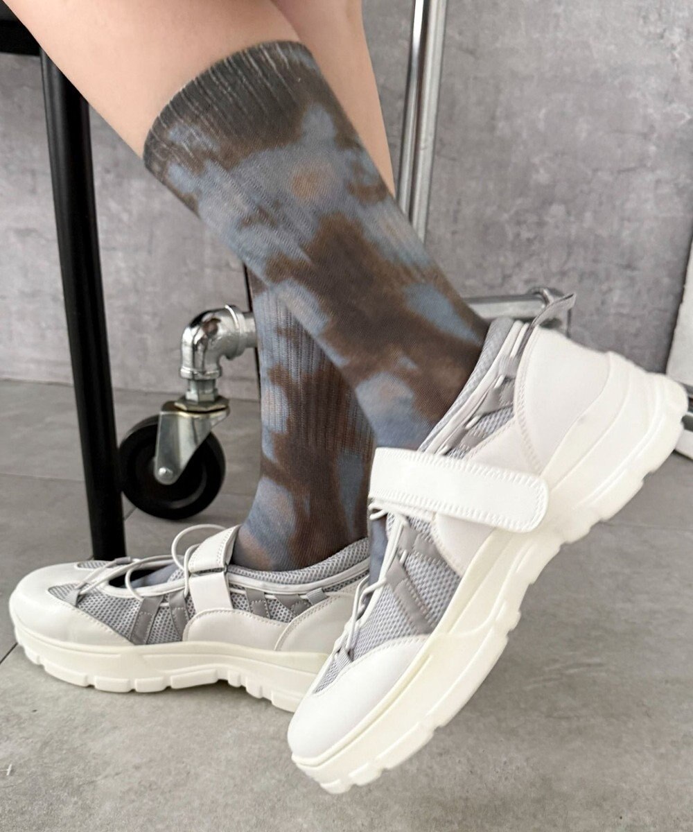 WEGO タイダイプリントソックス 