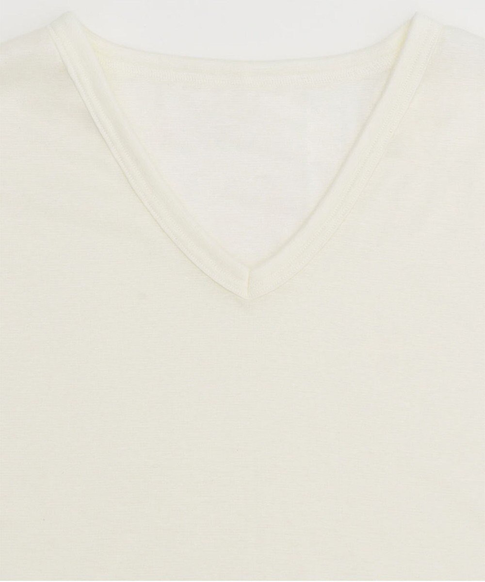 WACOAL MEN インナー　綿100％　洗濯してもやわらかさ続く　毛玉になりにくい　3分袖　Vネック　/ワコールメン　WL5123 