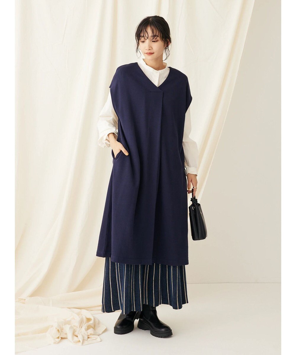 CRAFT STANDARD BOUTIQUE 配色ストライプニットスカート 