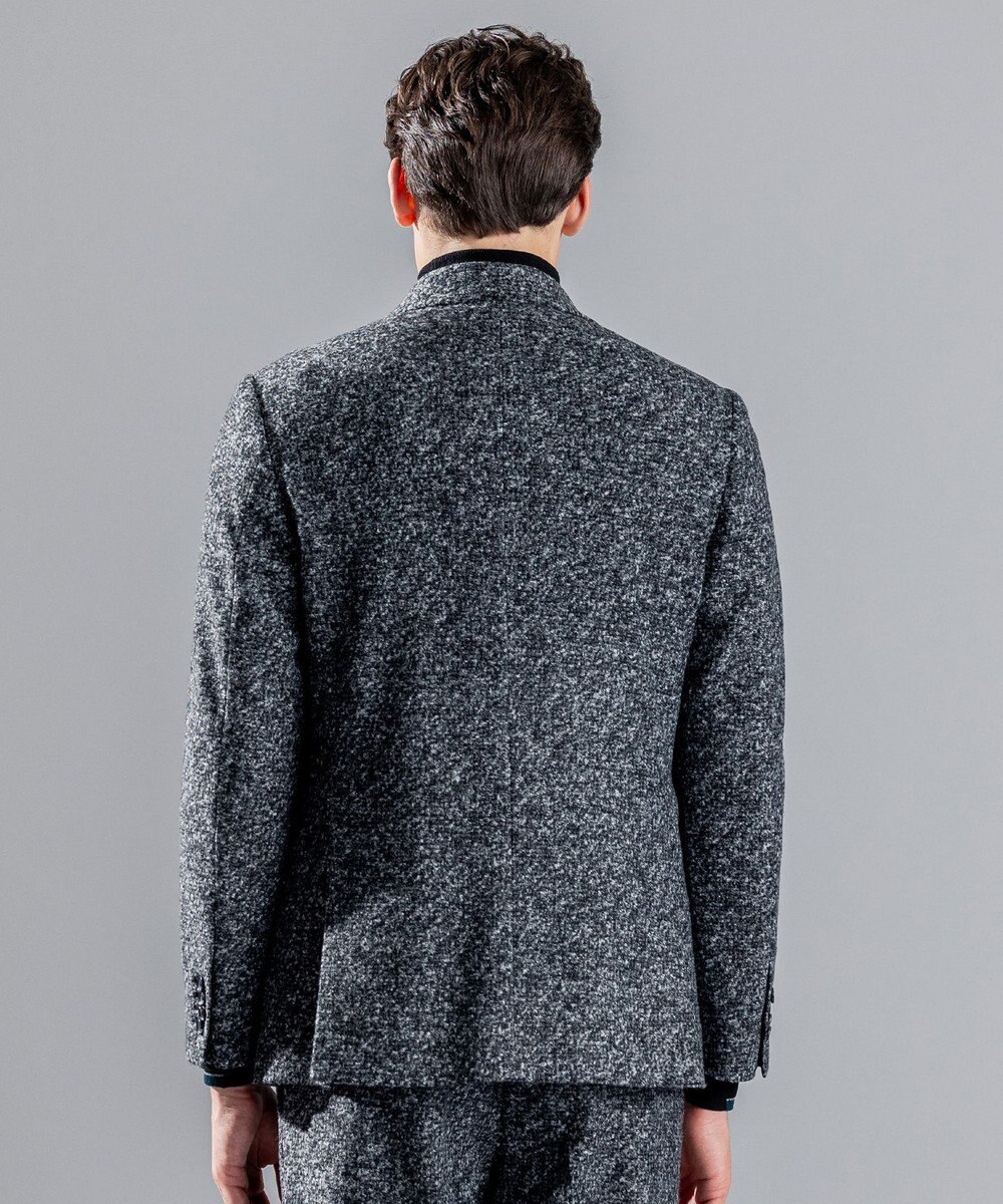 JOSEPH HOMME ROMA TWEED JERSEY JACKET 