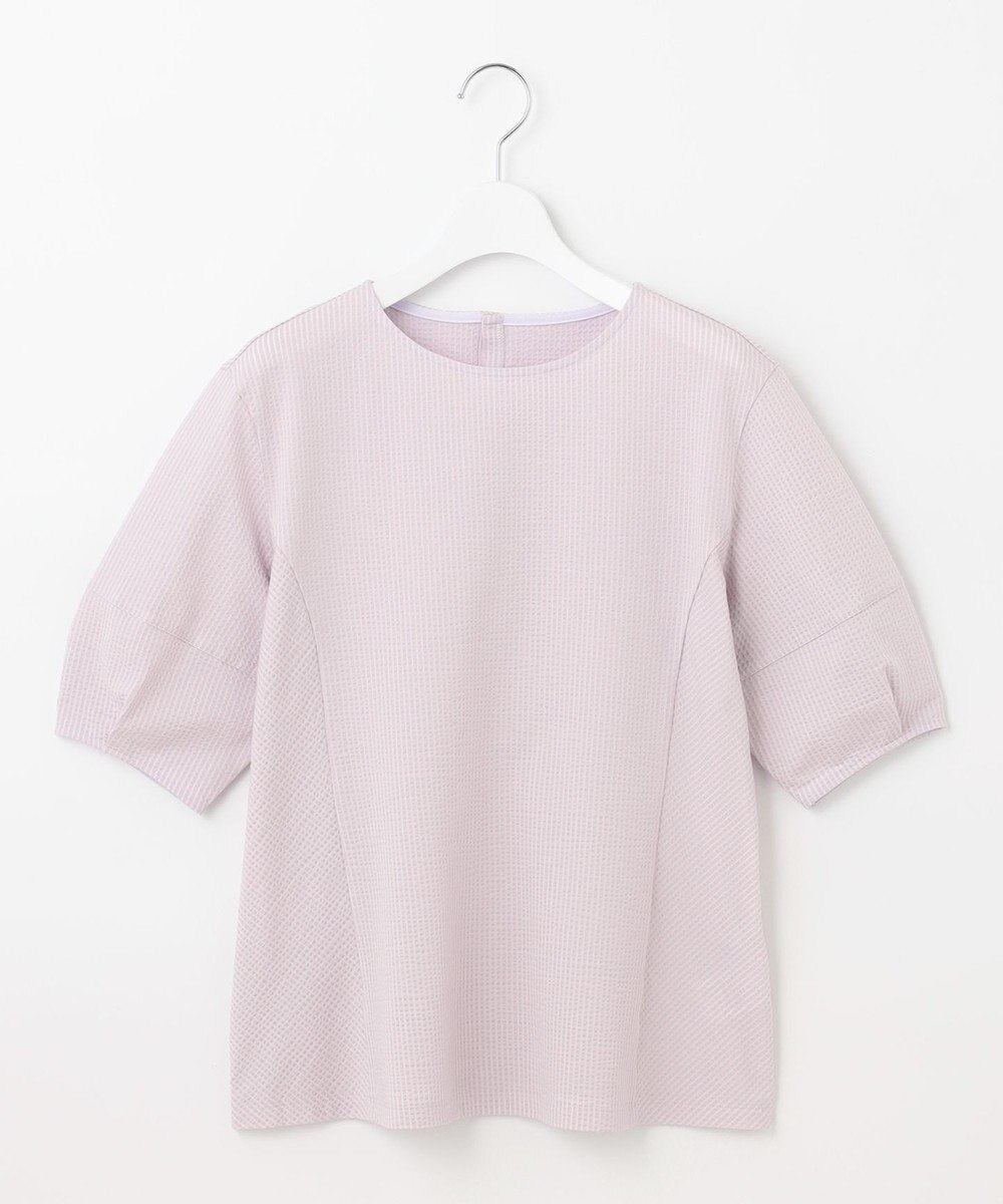 J.PRESS LADIES L 【WEB限定カラーあり・抗菌消臭・吸水速乾】サッカージャージー ボリュームスリーブ カットソー 