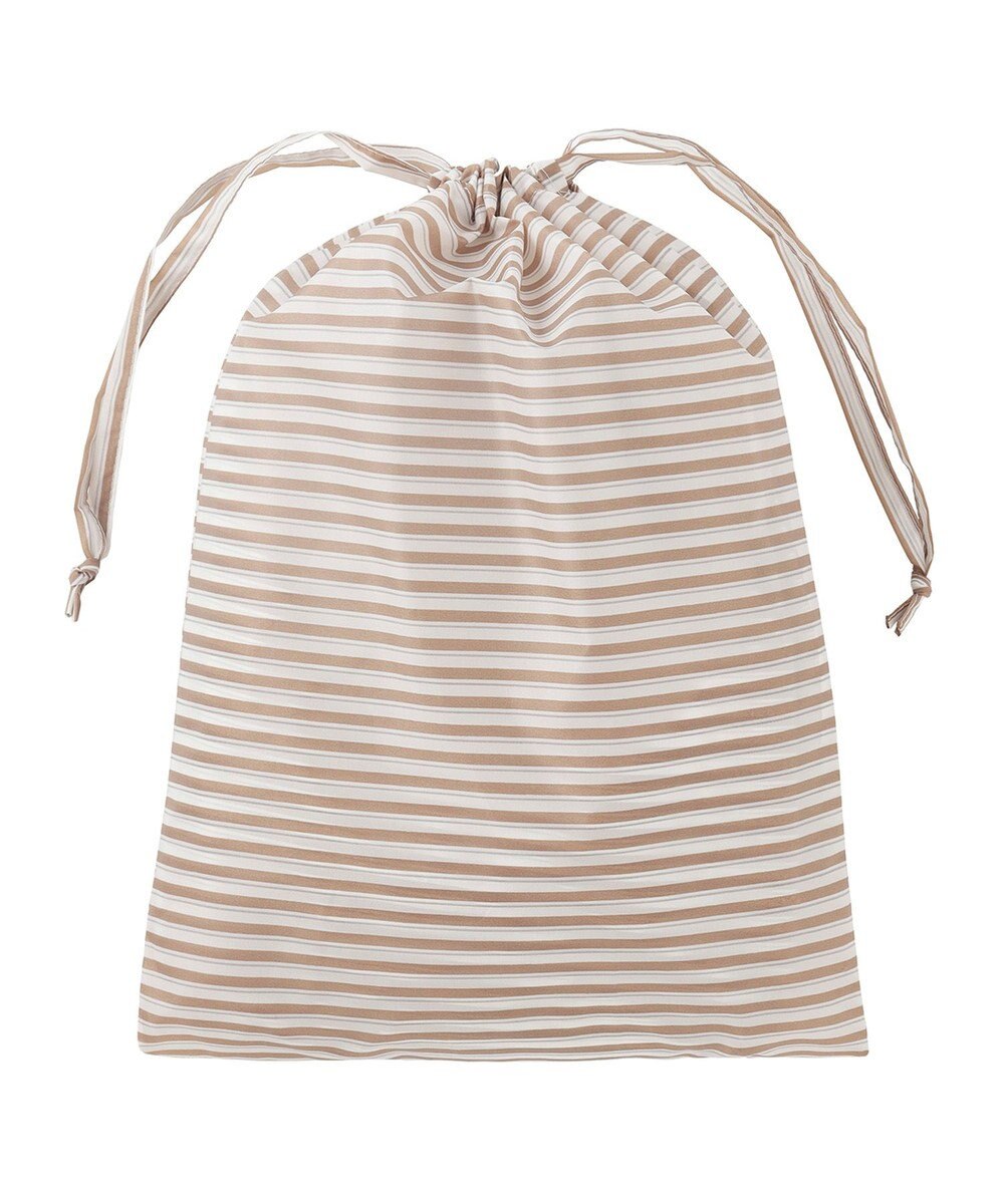 MOONBAT 【撥水】FLAT PURE サイクル レインポンチョ ボーダー 自転車 収納袋付き 