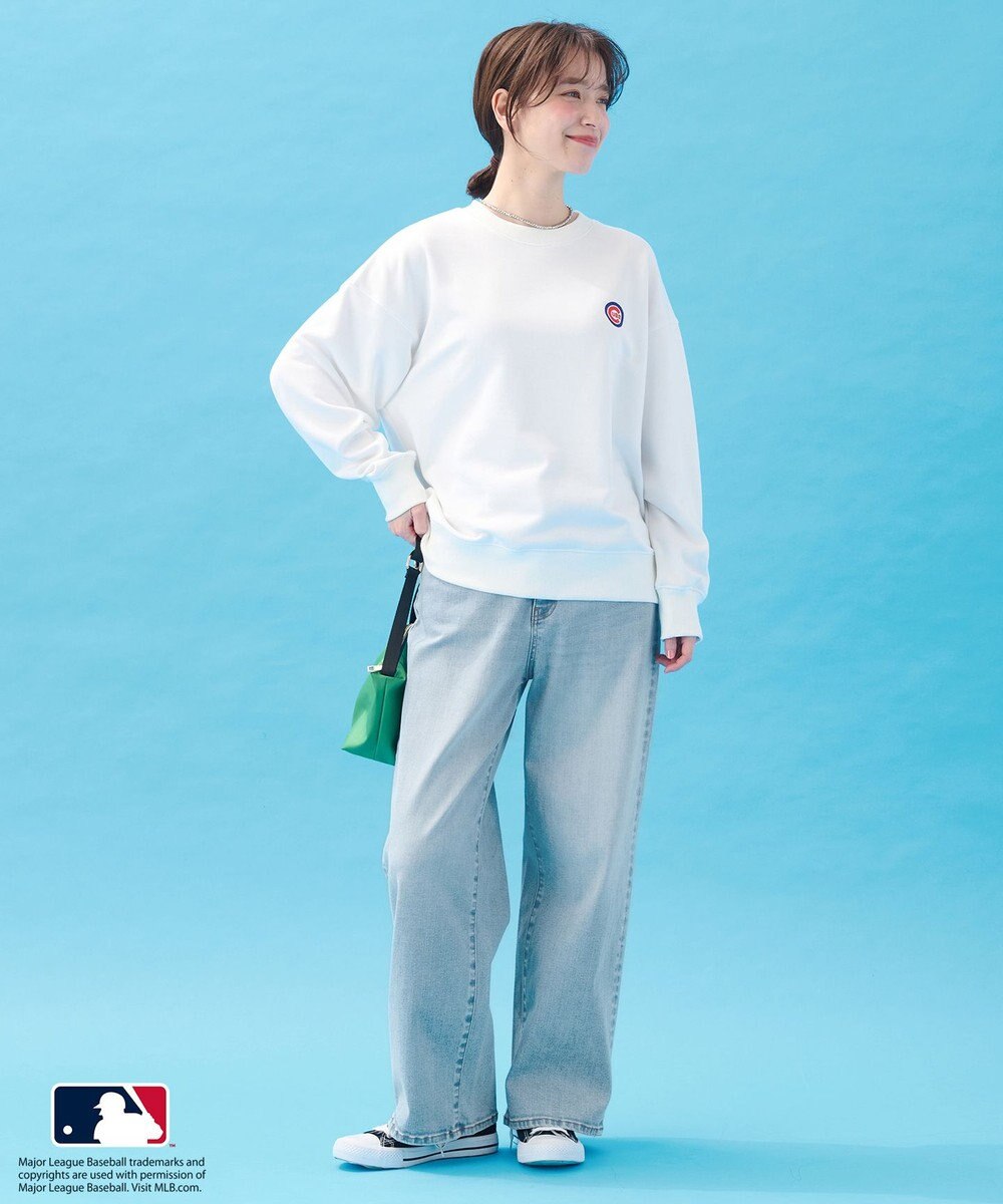 ANY 【洗濯機可/UVケア】MLB/メジャーリーグベースボール クルーネックスウェット 