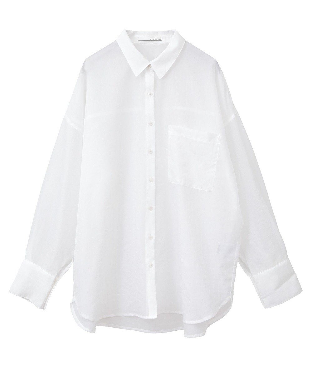 Green Parks 　・ＥＬＥＮＣＡＲＥ　ＤＵＥ　ラメシアー長袖シャツ 