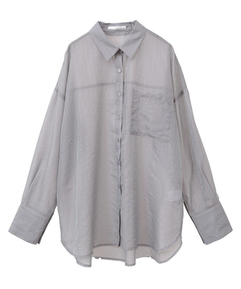 Green Parks 　・ＥＬＥＮＣＡＲＥ　ＤＵＥ　ラメシアー長袖シャツ 