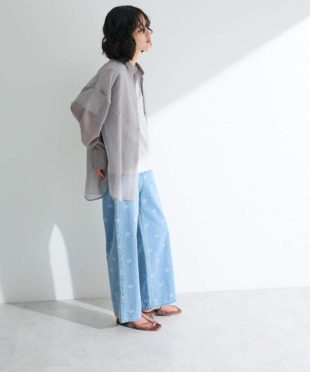 Green Parks 　・ＥＬＥＮＣＡＲＥ　ＤＵＥ　ラメシアー長袖シャツ 