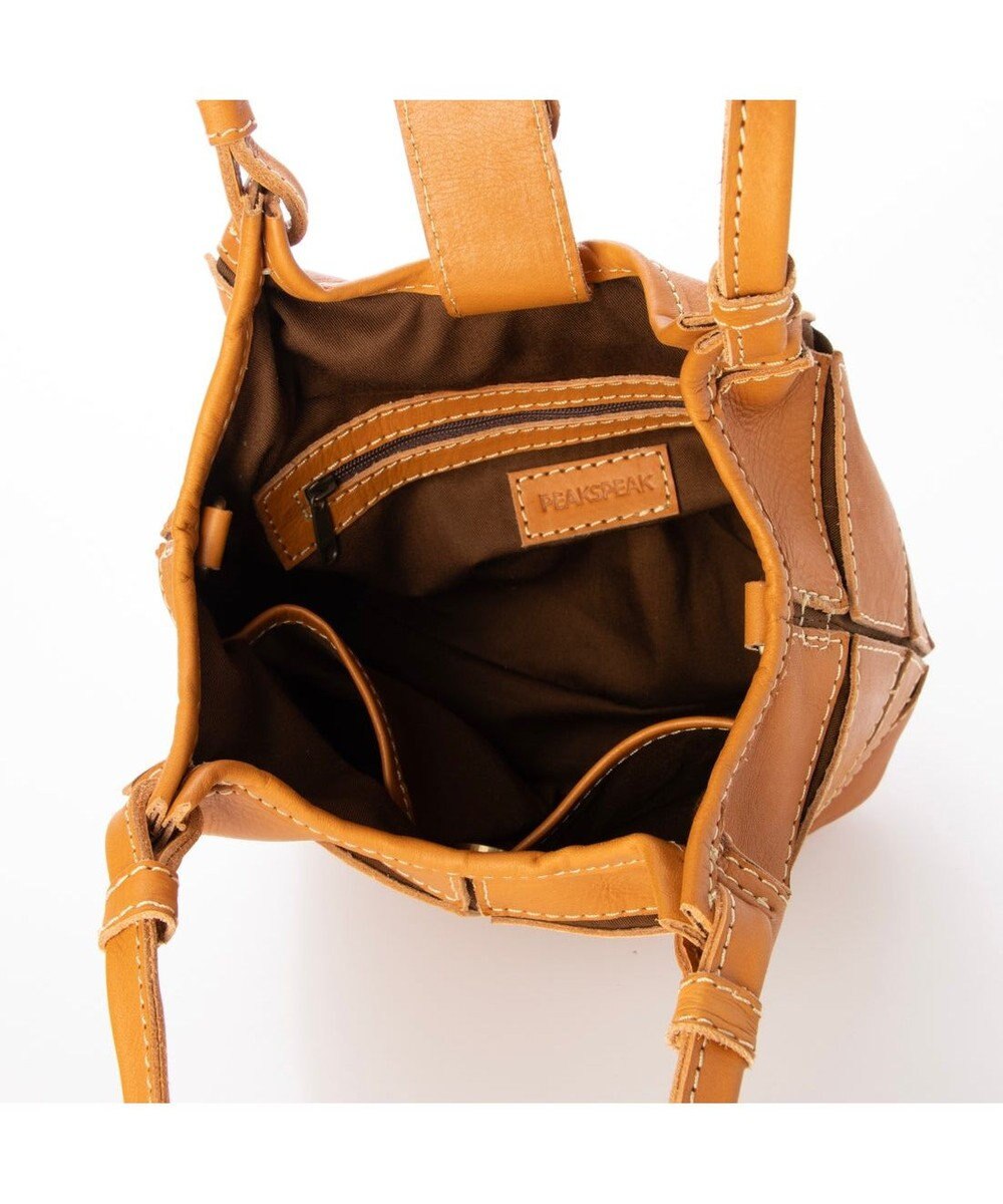 UNBILLION ピークスピーク PEAKS PEAK / 牛革パッチワーク2wayトートS 