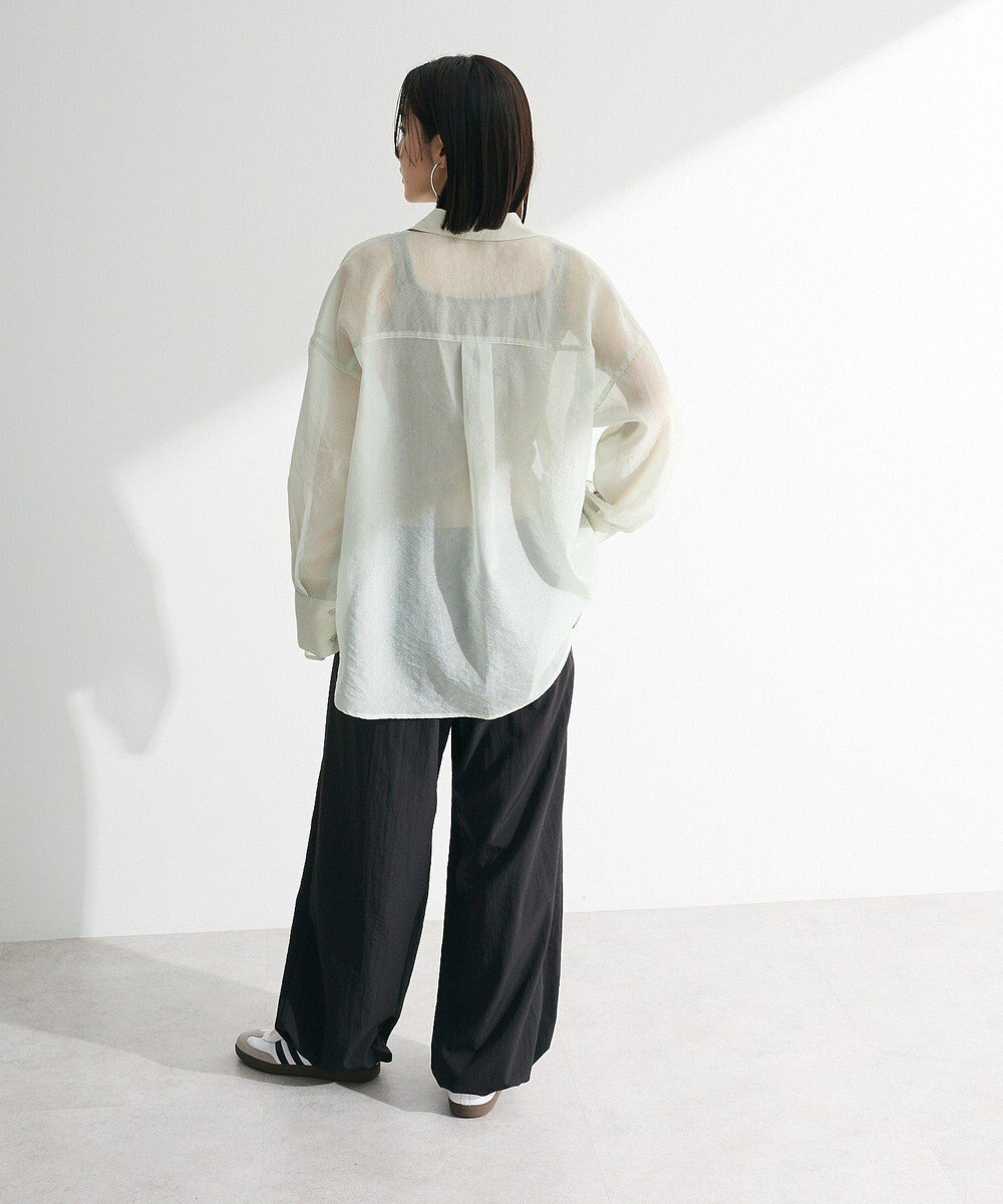 Green Parks 　・ＥＬＥＮＣＡＲＥ　ＤＵＥ　ラメシアー長袖シャツ 