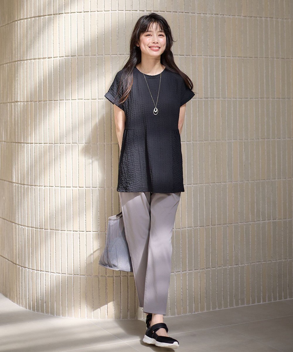 ANY L フクレジャージチュニック 