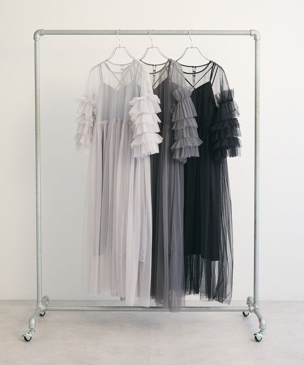 Green Parks ・Ｒａｉｌｍｅ　チュールワンピース（インナーＯＰ付） 