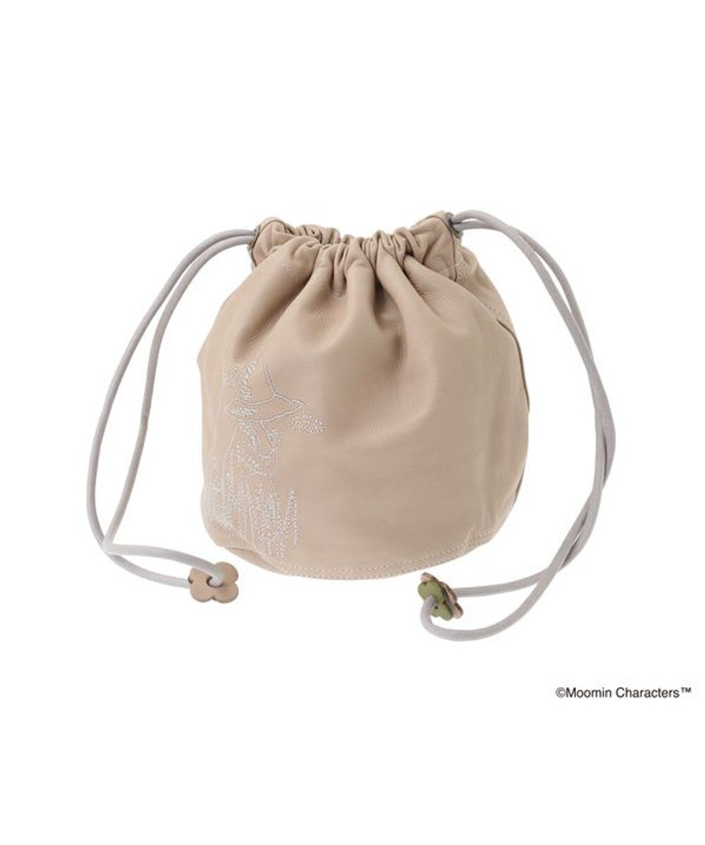 genten サステナブル巾着 手持ちタイプ「ムーミン＆スナフキン」 