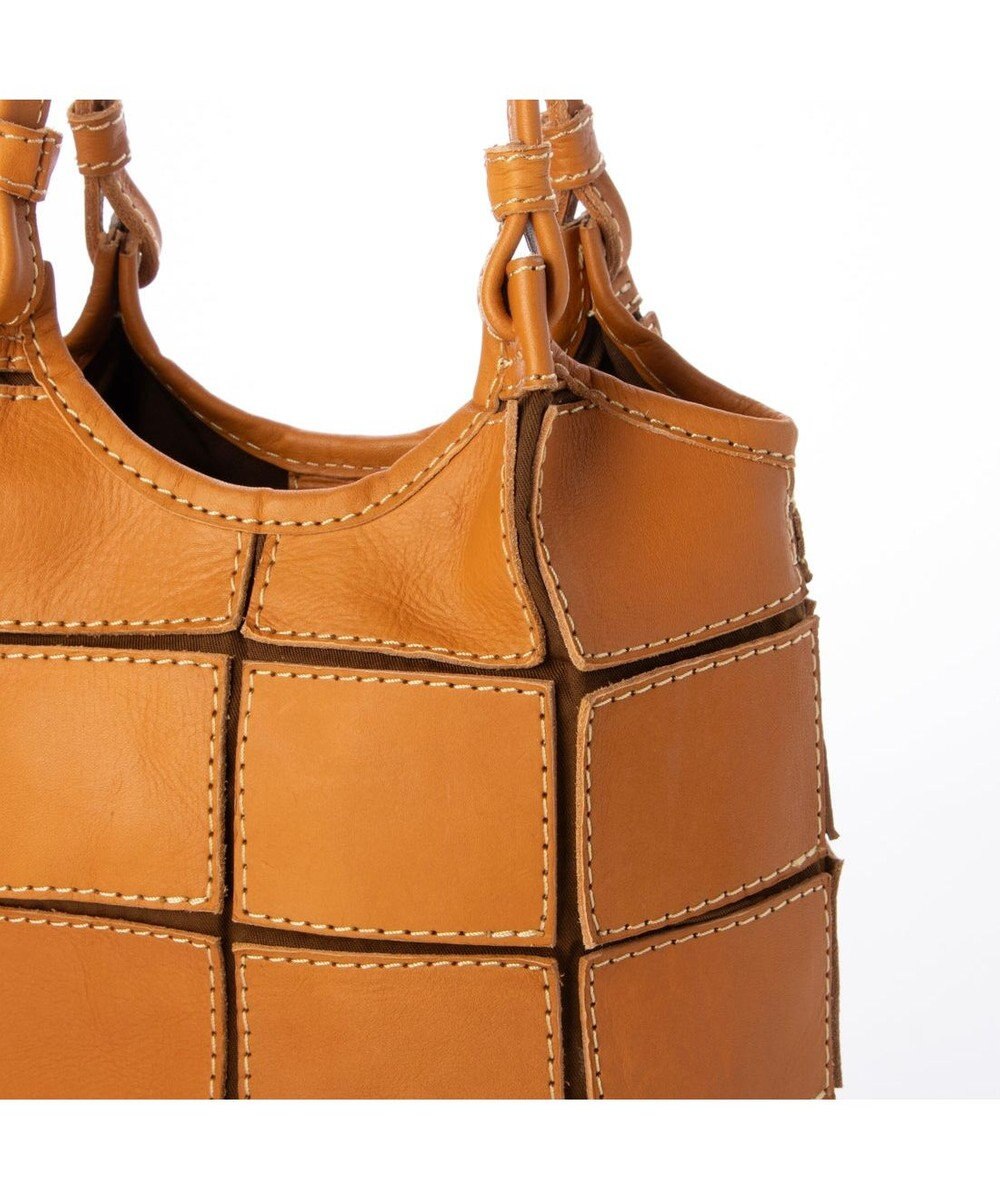 UNBILLION ピークスピーク PEAKS PEAK / 牛革パッチワーク2wayトートS 