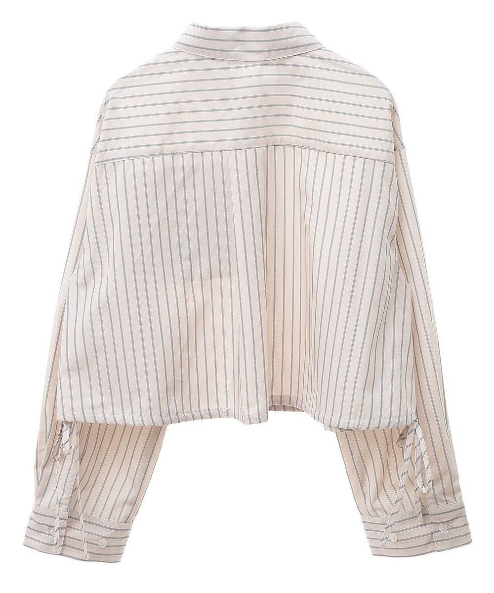 earth music&ecology Ｓｅｔ２点　ドロストショートシャツ＋キャミブラウス 