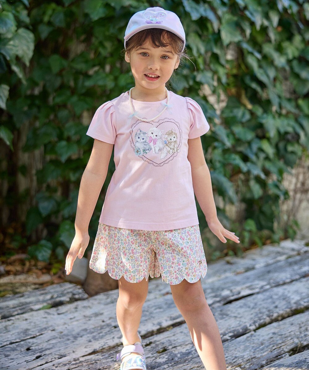 ANY KIDS 裾スカラップ ショートパンツ 