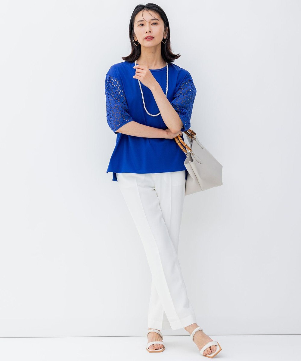 23区 【好評につき新色追加】アイレットジャージー カットソー 