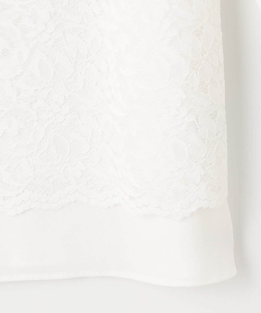 ANY SIS L 【洗える】レイヤードレース ブラウス 