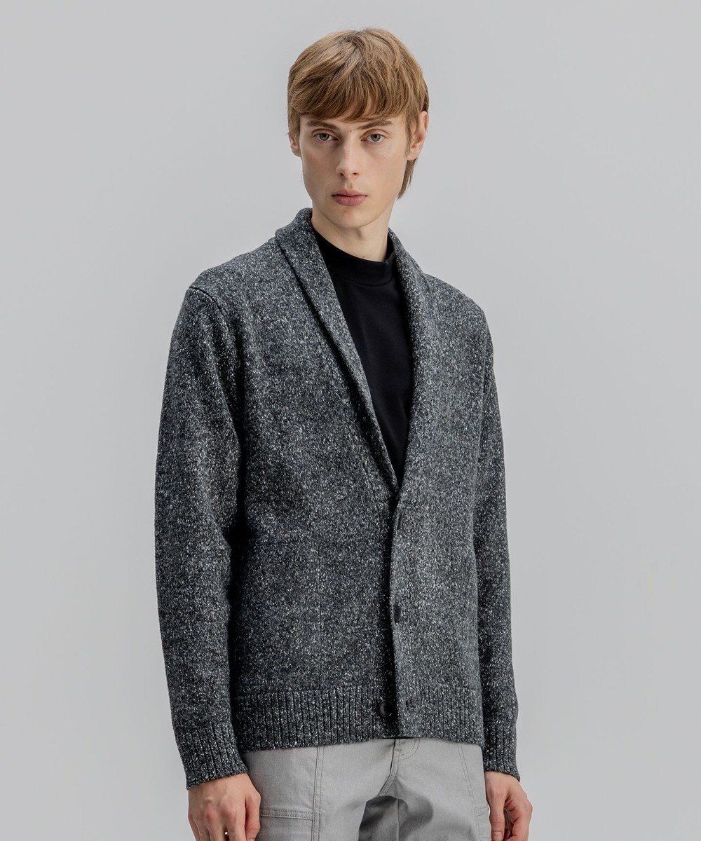 JOSEPH HOMME 【WEB・一部店舗限定】ライトヴィスコース　ショールカーディガン 