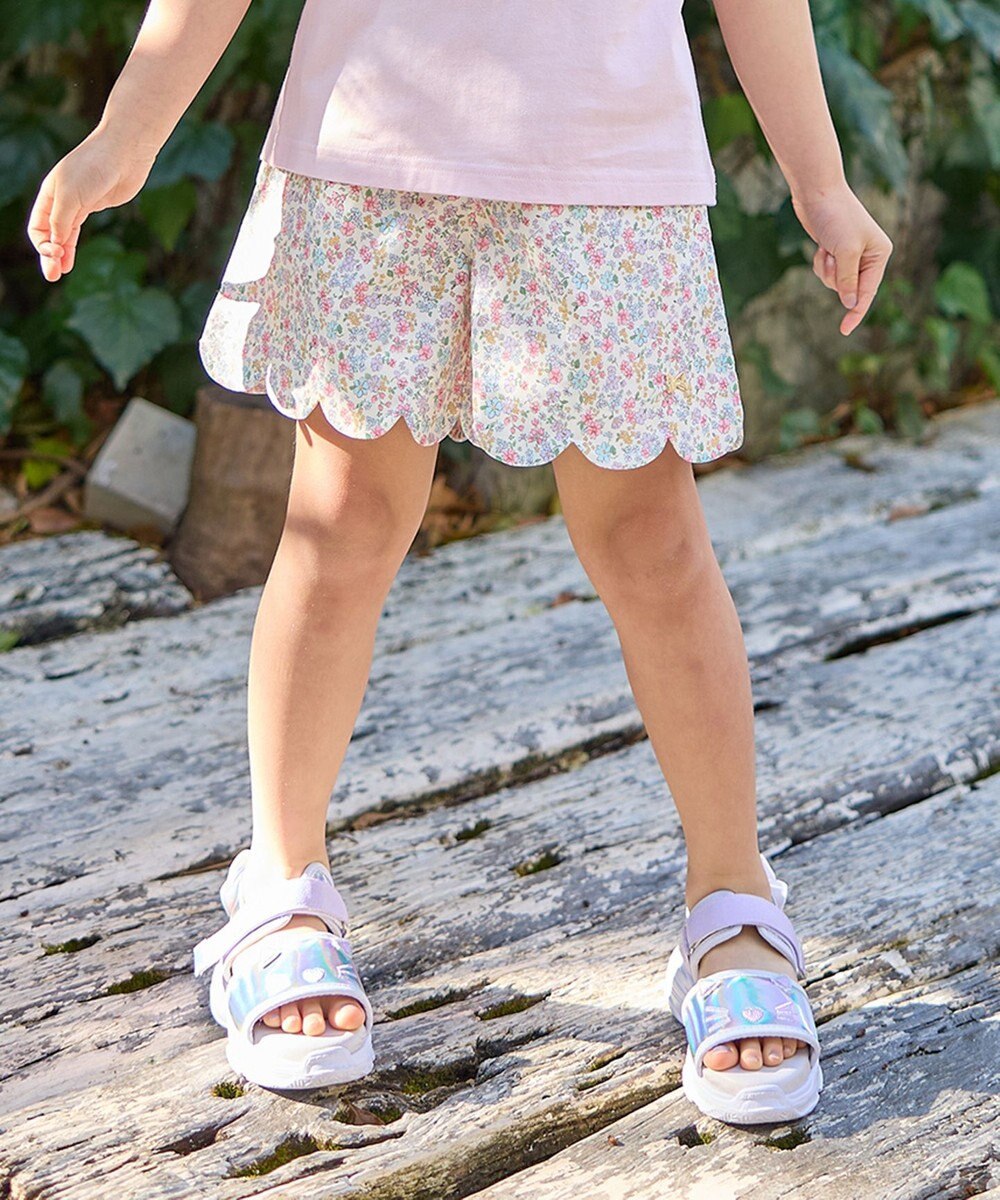 ANY KIDS 裾スカラップ ショートパンツ 