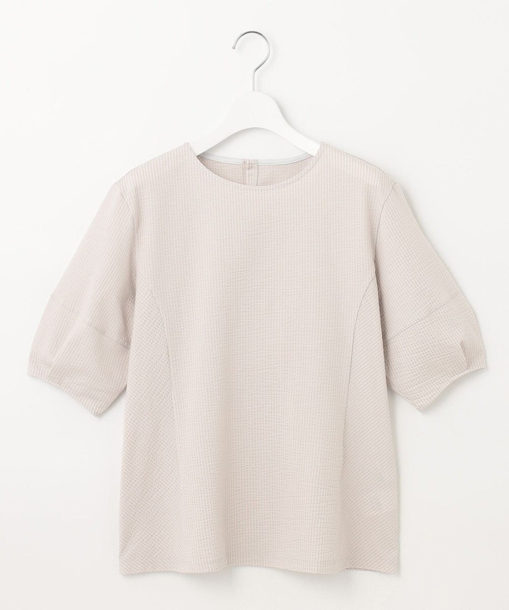 J.PRESS LADIES L 【WEB限定カラーあり・抗菌消臭・吸水速乾】サッカージャージー ボリュームスリーブ カットソー 