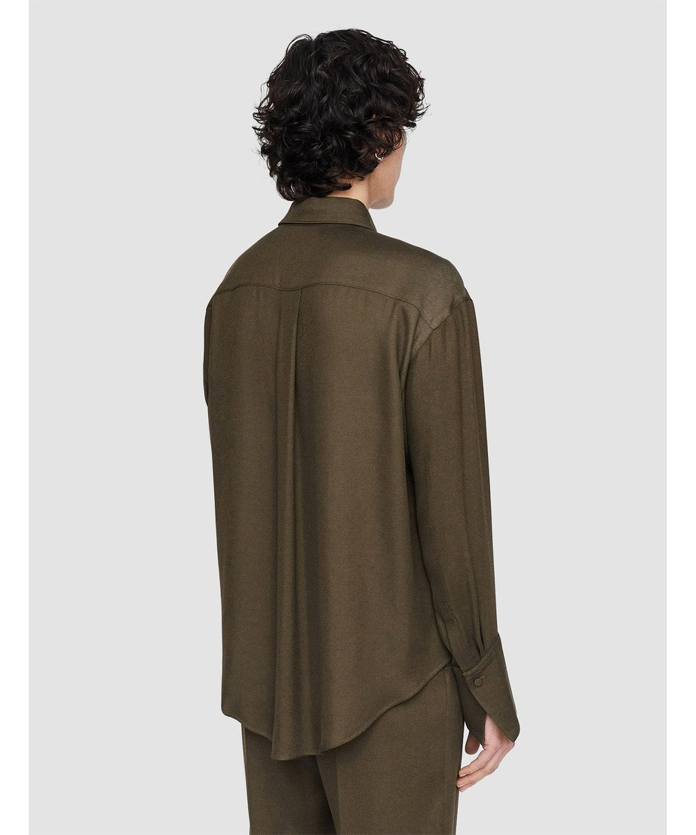 JOSEPH ビスコースツイル　ボタンダウンシャツ 