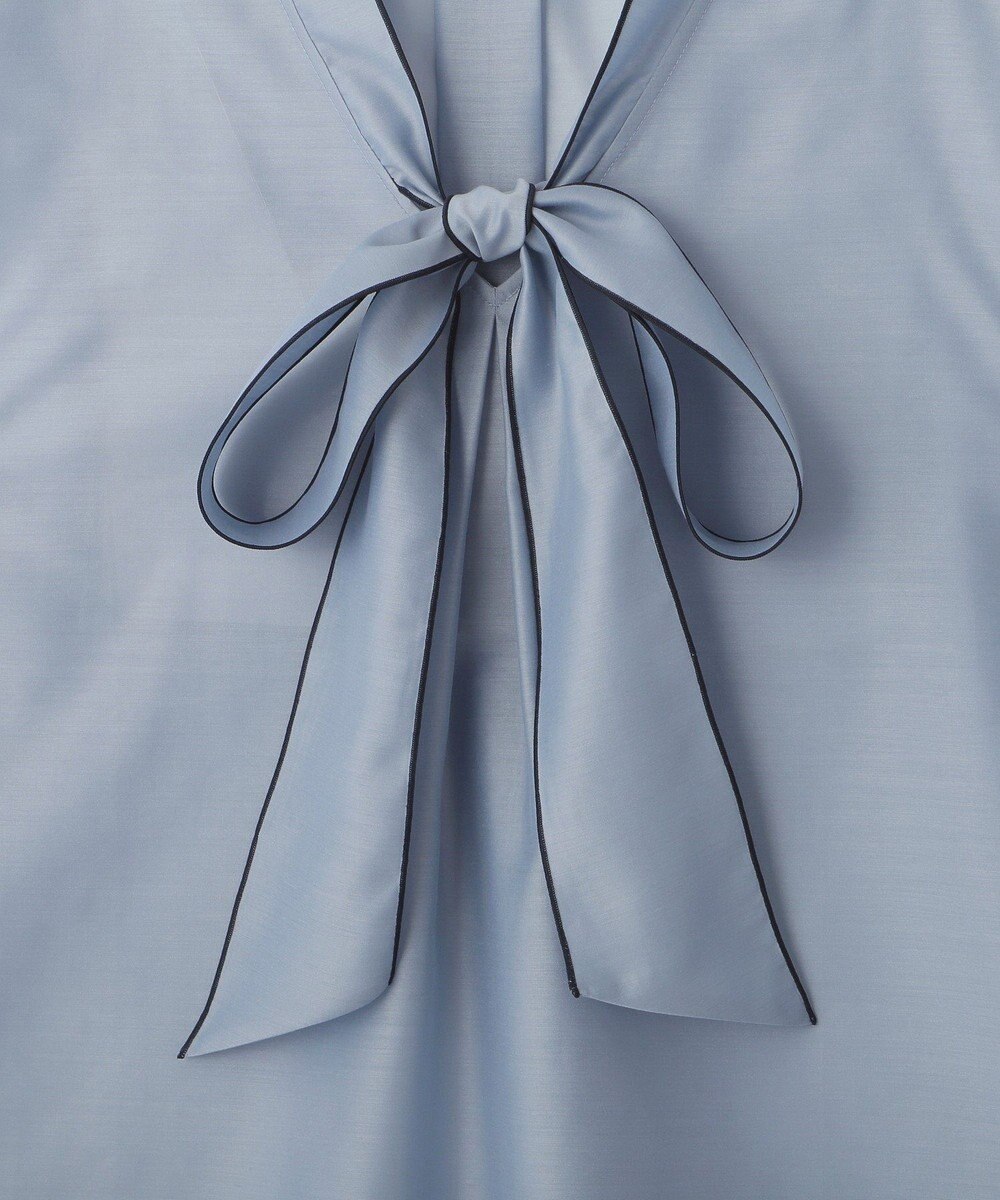 YECCA VECCA シアーボウタイブラウス 