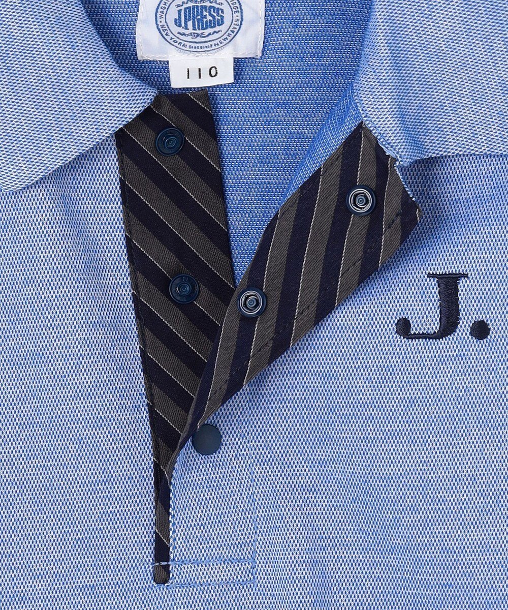 J.PRESS KIDS 【110-130cm】COOLMAX レジメン ポロシャツ 