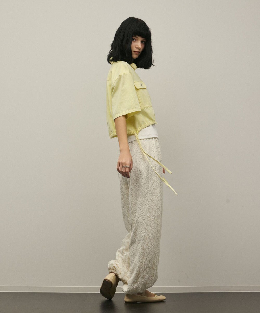 GRACE CONTINENTAL ハーフスリーブデニムシャツ 