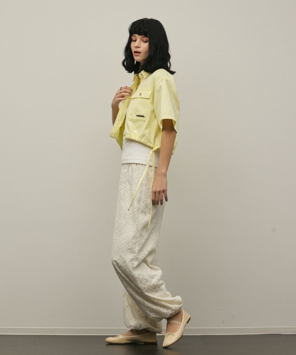 GRACE CONTINENTAL ハーフスリーブデニムシャツ 