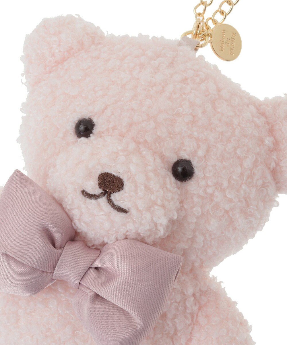 Maison de FLEUR 【限定カラーあり】リボンベアパスケース 