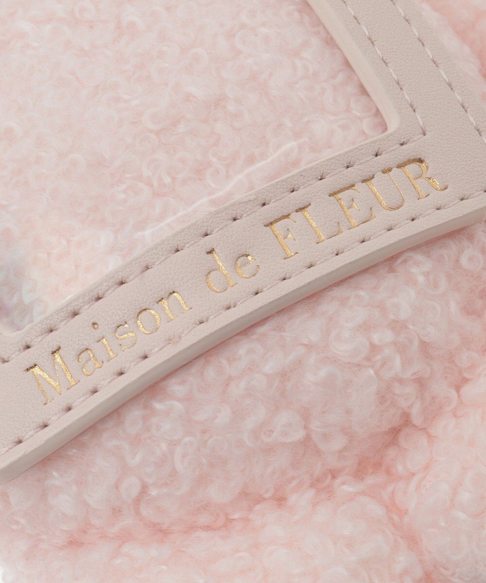 Maison de FLEUR 【限定カラーあり】リボンベアパスケース 