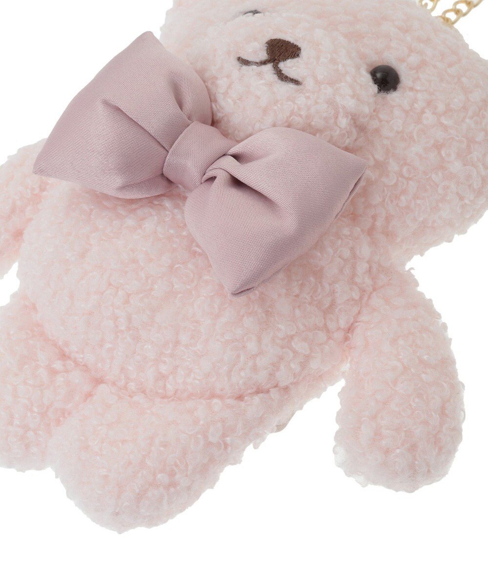 Maison de FLEUR 【限定カラーあり】リボンベアパスケース 