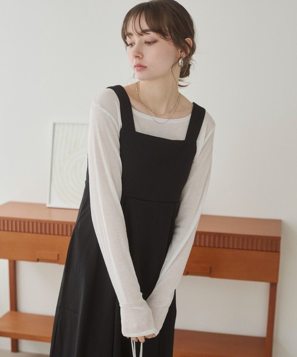 WEGO 【ANGIE VINTAGE】バックベルトジャンパースカート 