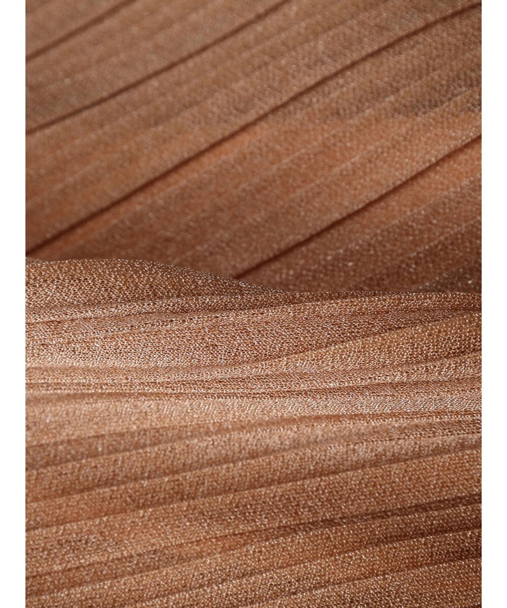 Green Parks ラメプリーツＩラインスカート 