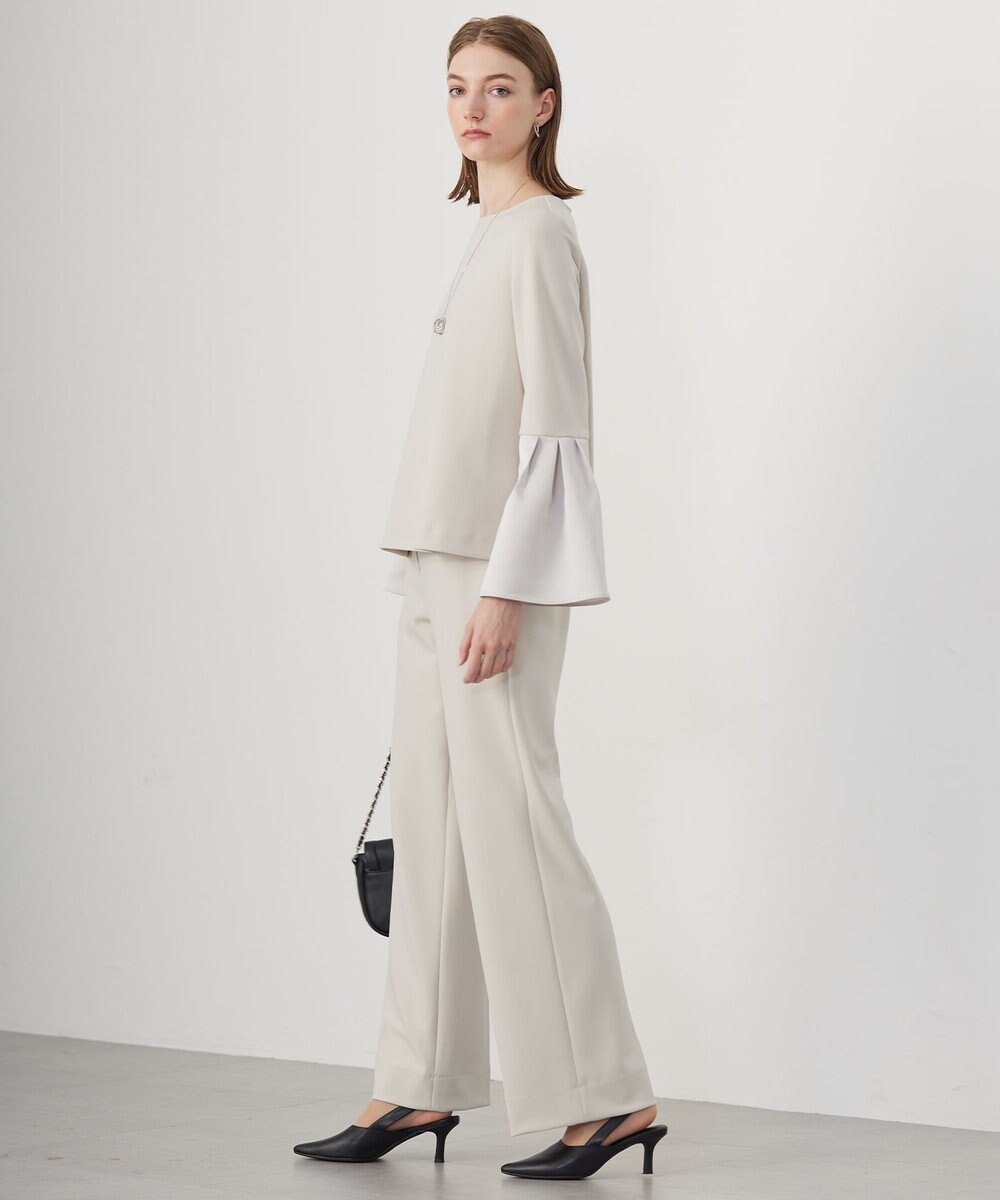 ICB L 【洗える】ミリオーネダンボールニットブラウス 