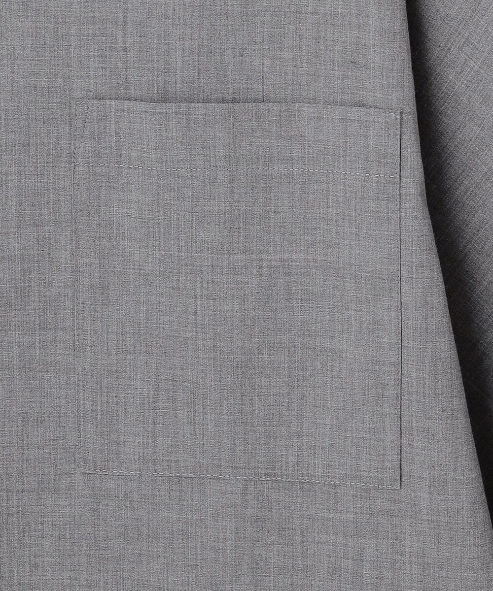 23区 【SLOW/一部店舗限定】ライトタンブラータフタ バックボタン シャツ 