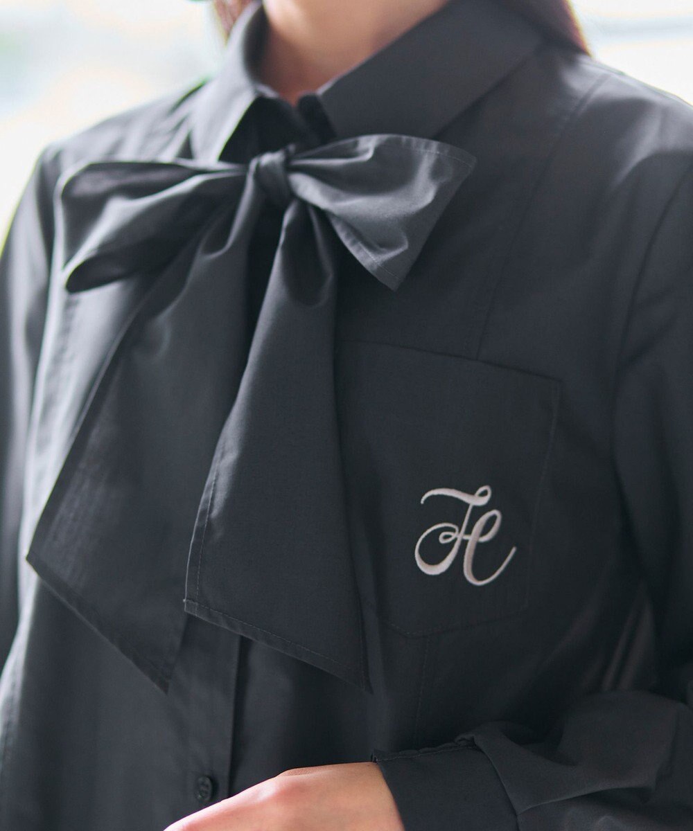 Feroux 【2WAY】リボンタイシャツ ワンピース 