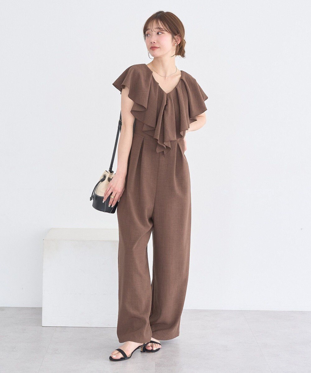 earth music&ecology ラッフルサロペット 