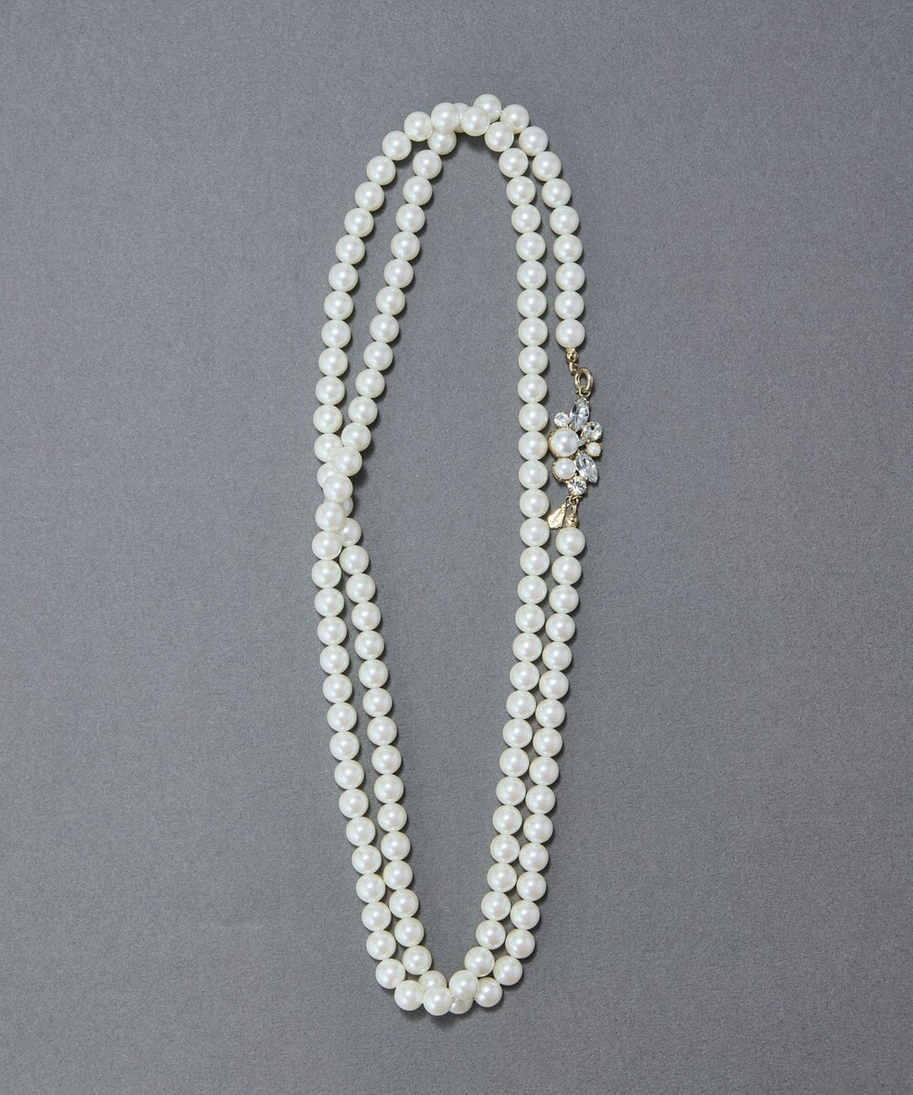 Phoebe ブルーミングロングパールネックレス 