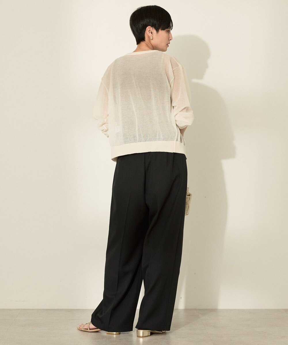 AMERICAN HOLIC シアークルーネックニットカーディガン 