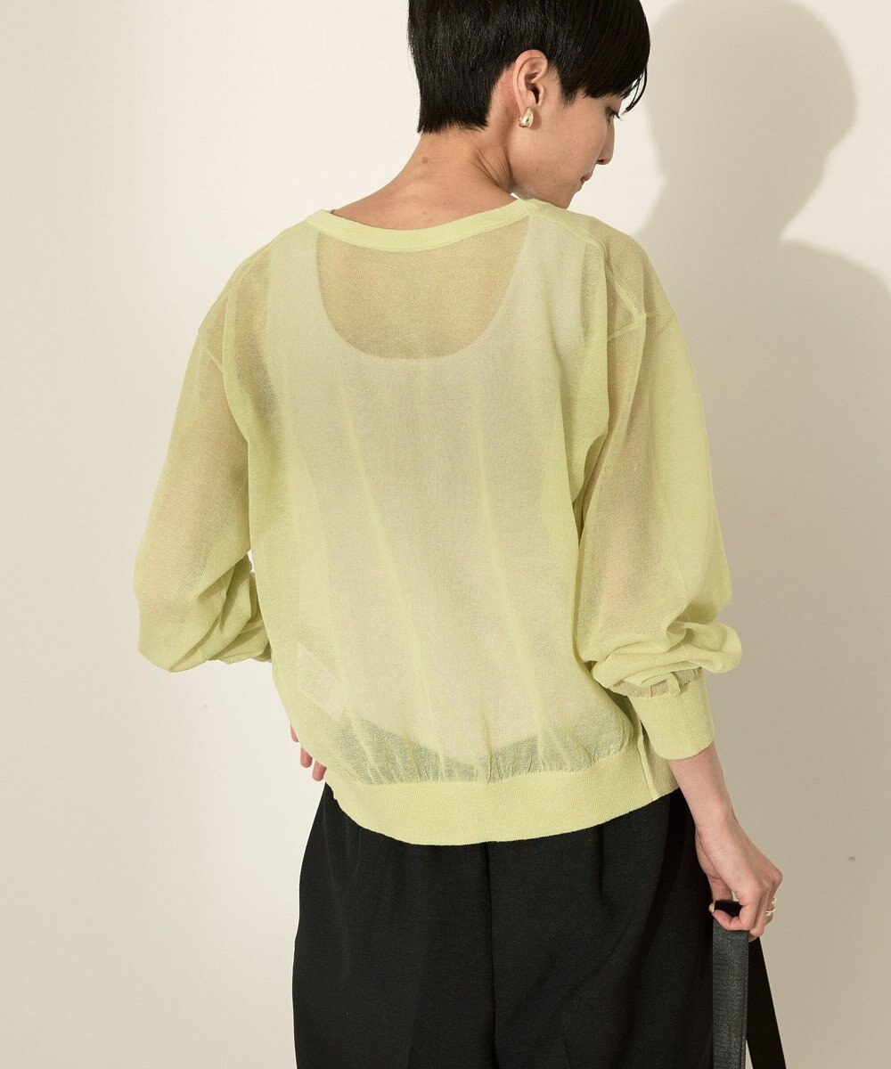 AMERICAN HOLIC シアークルーネックニットカーディガン 