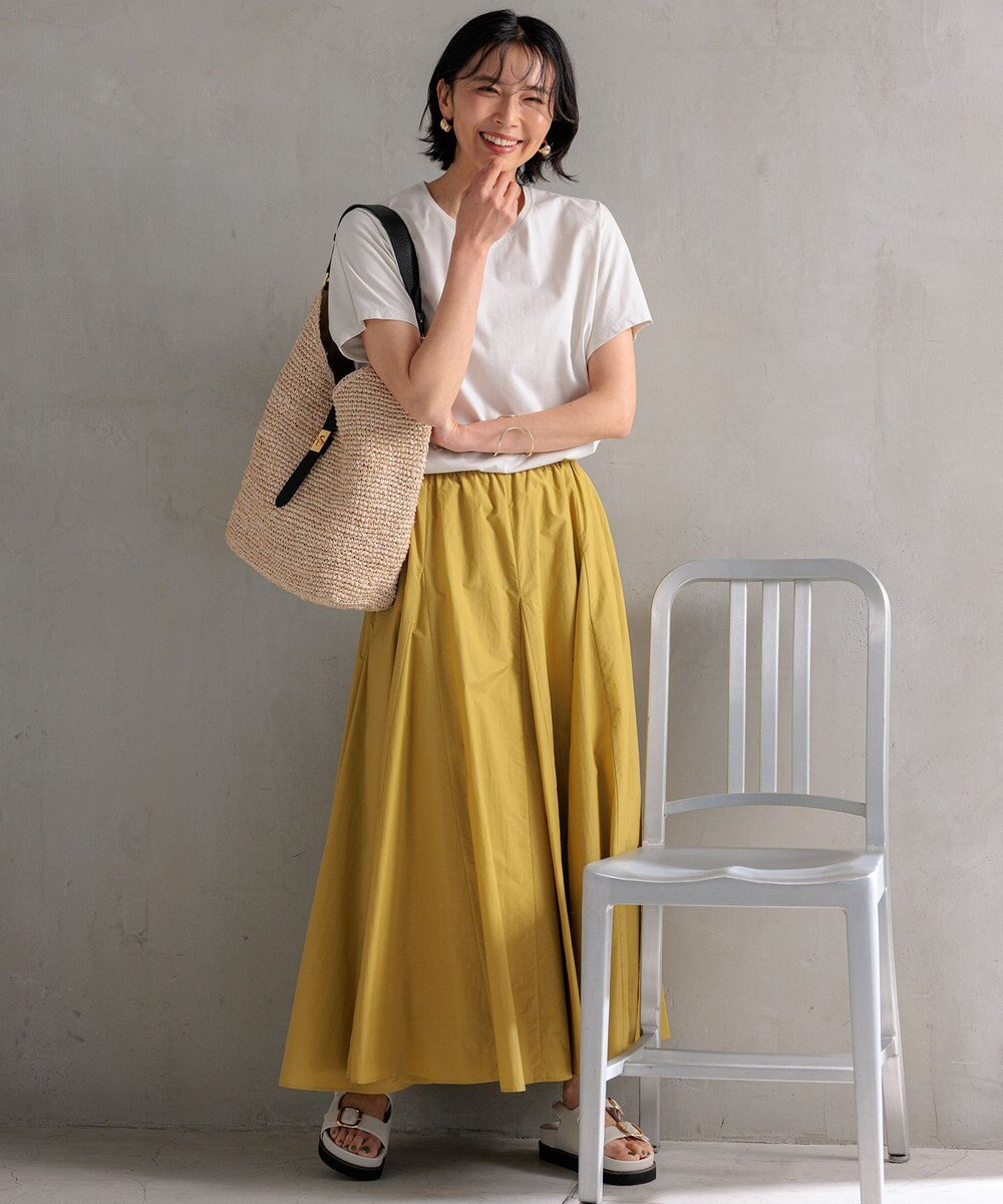 23区 【洗える】ALBINIコーコラン シャツテール Tシャツ 